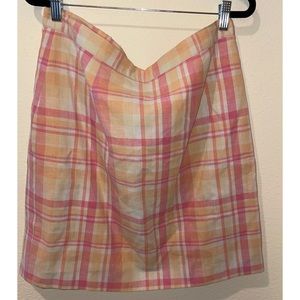 Adolfo Studio vintage plaid skirt